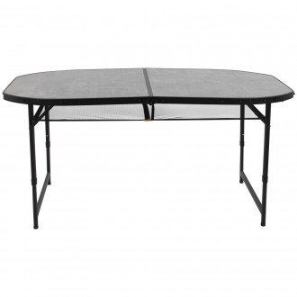 Більша версія столу Bo-Camp Northgate Oval 150x80 cm Black/Grey, відрізняється в. . фото 3