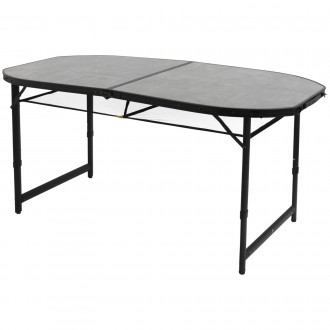 Більша версія столу Bo-Camp Northgate Oval 150x80 cm Black/Grey, відрізняється в. . фото 6
