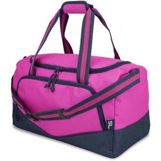 Компактна і легка сумка для фітнесу і подорожей Semi Line 29 Pink/Navy (A3026-2). . фото 3