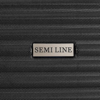 Валіза Semi Line 20" (S) Black (T5608-0) оснащена легкою алюмінієвою телескопічн. . фото 11