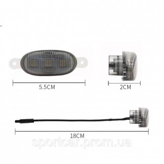 Габаритные огни 24V подсветка для радиатора, цветная светодиодная Rgb подсветка . . фото 7