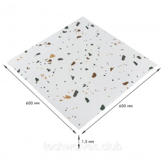 Самоклейне підлогове покриття LVT - це багатошарове вінілове покриття, яке вигот. . фото 3