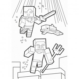 Розмальовка А4 YES Minecraft 12 стор.. . фото 4