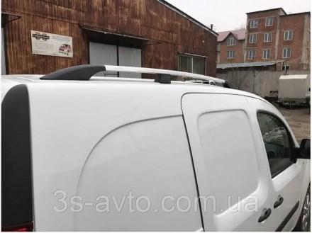 Рейлинги Хром Renault Kangoo 2008+ макси база. Хром. Рейлинги хром Renault Kango. . фото 4