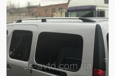 Рейлинги Хром Renault Kangoo 2008+ макси база. Хром. Рейлинги хром Renault Kango. . фото 2