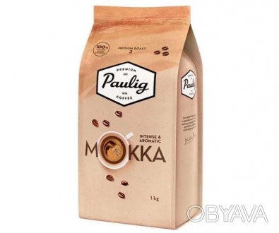 Кофе в зернах Paulig Mokka 1 кг Paulig Mokka — это смесь арабики и робусты, выра. . фото 1