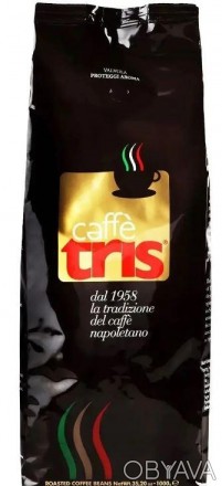 Кофе в зернах Robusta 100% Barbera "Tris" Традиционная неаполитанская смесь кофе. . фото 1