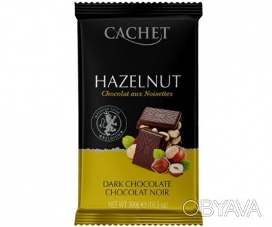 Cachet Dark Hazelnuts черный шоколад с лесными орехами Погрузитесь в искушающий . . фото 1
