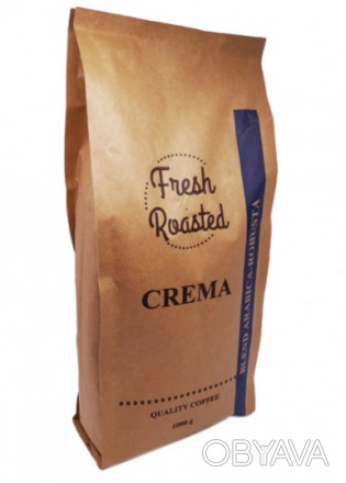 Кофе в зернах Fresh Roasted Crema 1кг Кофе в зернах Fresh Roasted Crema 1 кг - э. . фото 1