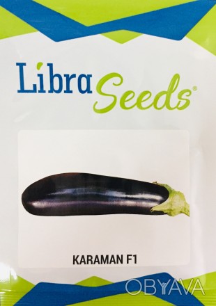 Караман F1 – раннеспелый гибрид баклажана от компании Libra Seeds. Это высокоуро. . фото 1