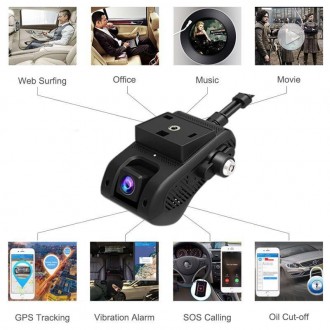  Автомобильный 4G видеорегистратор с двумя камерами Jimi JC400 Aivision Cam – эт. . фото 3