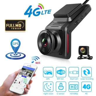 Автомобильный видеорегистратор c 4G, GPS, Wifi и 2-мя камерамиАвтомобильный 4G в. . фото 3