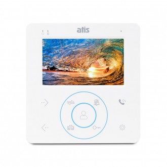 Описание видеодомофона ATIS AD-480MW
Видеодомофон ATIS AD-480MW с цветным 4 дюйм. . фото 2