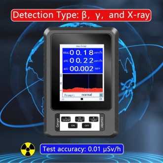 Дозиметр радиации для измерения уровня радиоактивности предметов и общего фона Д. . фото 8