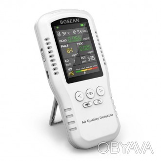 Датчик анализатор качества воздуха по 5 параметрам Bosean T-Z01Pro Белый (100907