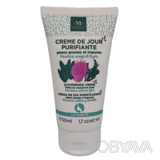 Очищающий дневной крем Messegue Creme De Jour Purifiante с лопухом, шалфеем и ти