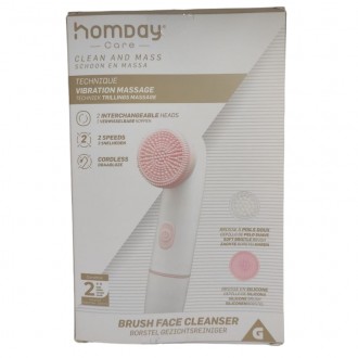 Электрическая щетка для лица Homday Brush Face Cleanser - устройство для бережно. . фото 5