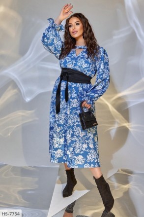 Платье HS-7757
Ткань-софт. Супер качество!
Цвет - черный, бирюзовый, синий, беже. . фото 7