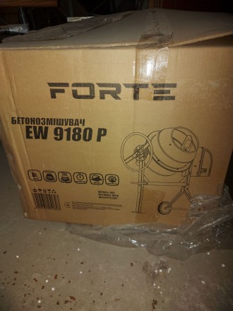 Бетонозмішувач Forte EW9180 - це професійний інструмент для приготування бетонни. . фото 4