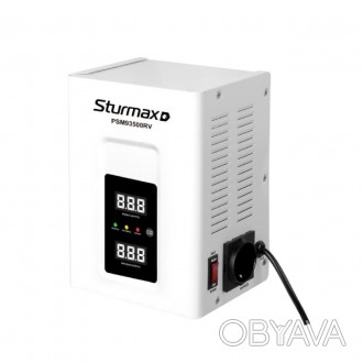 Sturmax PSM93500RV – однофазный релейный стабилизатор напряжения номинальной мощ. . фото 1