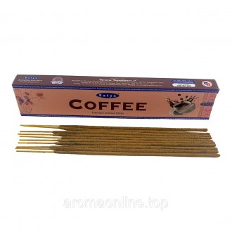 Пыльцовые благовония Coffee premium incence sticks (Кава)
производителя Satya Ин. . фото 3