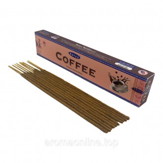 Пыльцовые благовония Coffee premium incence sticks (Кава)
производителя Satya Ин. . фото 4