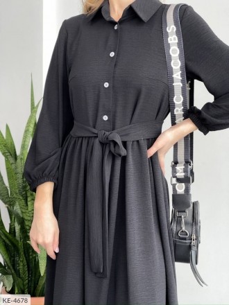 Платье KE-4693
Материал: креп жатка
Цвета: черный, молочный, бежевый, оливковый,. . фото 6