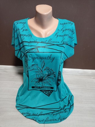 Жіноча футболка туніка БАТАЛ Дача 50-54 розміри с
Якісна футболка, туніка для жі. . фото 3