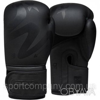Боксерські рукавички RDX F15 Matte Black Боксерські рукавички RDX F15 Matte Blac. . фото 1