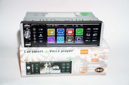 Автомагнітола 4168Ai ISO — Сенсорний екран 4,1" + RGB-підсвітка + DIVX + MP3 + U. . фото 2