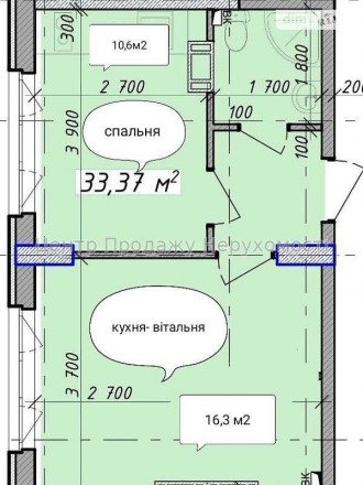  Продажа 1к квартиры 33.5 кв. м на ул. Вишневая 10-12 1-но кімнатна квартира в С. Жуляны. фото 3