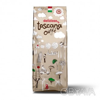 Кофе в зернах Gemini Toscana Caffe Delizioso 1 кг. . фото 1