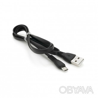 
	Описание: Кабель Hoco X40 Micro-USB представляет собой черный кабель длиной 1 . . фото 1