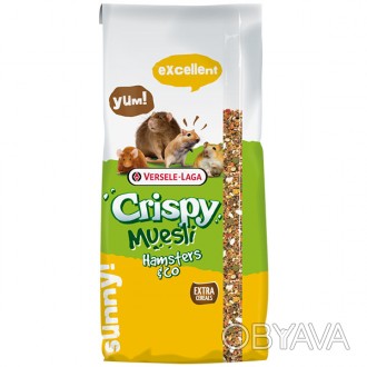 Смачні та багаті на протеїн Crispy Muesli Hamster – повноцінний корм для хом"які. . фото 1