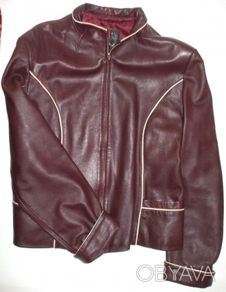 Куртка (пиджак) кожаная женская HaoBao 46 р. рост 170