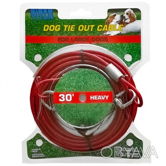 Coastal Titan Heavy Cable – суперміцний кабель для прив’язі собак. Гарантує безп. . фото 1