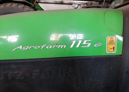 Трактор колісний
Deutz-Fahr Agrofarm 115 G
2017 рік випуску
Потужність 115 к.. . фото 3