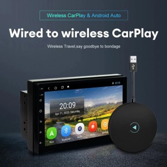 Беспроводной адаптер Apple CarPlay Wireless Adapter (круглый)
Адаптер беспроводн. . фото 2