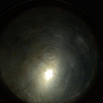 Металлическая тарелка с крышкой. Серебрение! МНЦ, Кольчугино. . фото 5