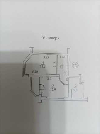 1 кімнатна квартира в ЖК Реал Парк. Загальна площа квартири 45 м2, кухня 15 м2. . . фото 7