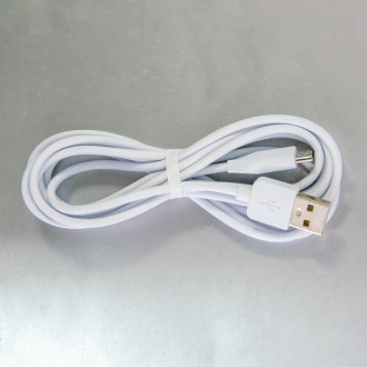 Кабель Micro USB, характеристики:
	Специфікація кабелю: USB;
	Колір: білий;
	Дов. . фото 5