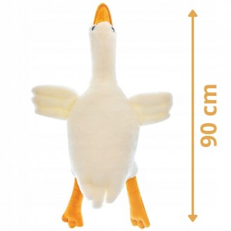 М'яка іграшка гусак, характеристики:
	Висота: 90см;
	Ширина: 27 см;
	Товщина: 17. . фото 6