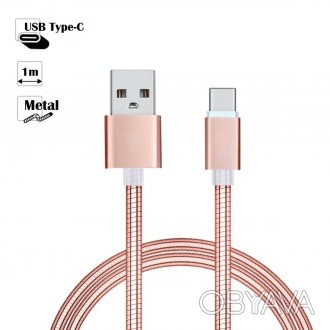 Шнур для телефона Type-C, характеристики:
	Тип: кабель USB;
	Тип підключення: Ty. . фото 1