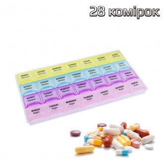 Контейнер для ліків, характеристики: 
	Тип: контейнер для таблеток;
	Довжина: 21. . фото 2