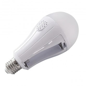 Акумуляторна лампочка, характеристики:
Колір: білий;
Колір світіння: біле денне . . фото 9