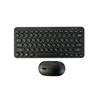 Клавиатура и мышь беспроводная Multimedia Keyboard, характеристики:
Материал: Пл. . фото 3
