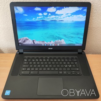 Ноутбук для учеби Acer Chromebook 15 15.6” Celeron 3205U /4 Гб DDR3/32 SSD/Intel. . фото 1