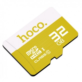 Карта памяти Hoco Micro SDHS 32GB Жёлтая
Аксессуары бренда Hoco - одни из самых . . фото 2