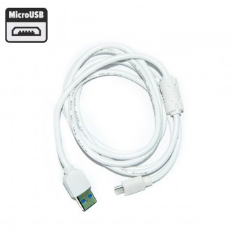 Кабель для зарядки micro-USB, характеристики: 
	Тип кабеля: USB - microUSB;
	Дли. . фото 2