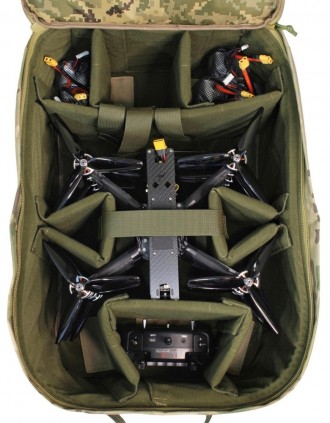 
 
 
рюкзак для 7-8 дюймових FPV дронів 
 Розроблений для транспортування до 5 F. . фото 6
